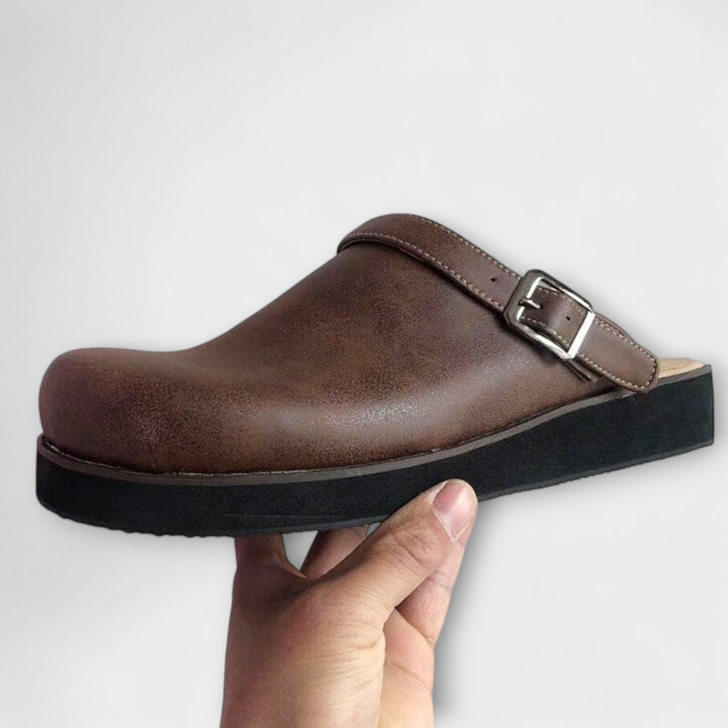 Sandalen Unisex Damen Herren Orthopädisch Fussbett Braun Schwarz – Emrys
