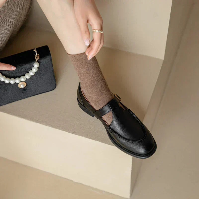 Käthe - Retro-Spangenschuhe