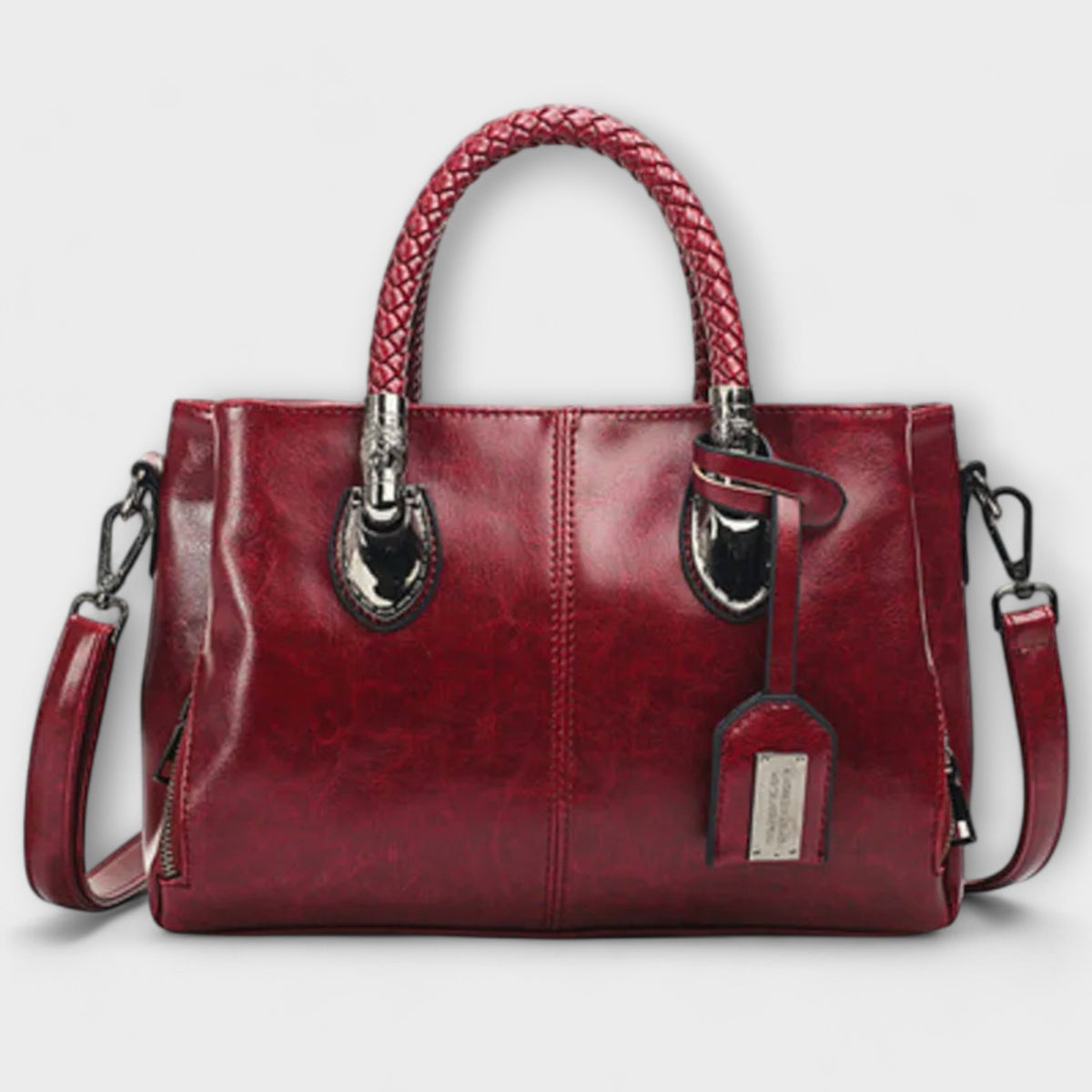 Reisetasche Damen Geräumig Robuste Griffe Minimalistisch Schwarz Blau Rot Braun – Flair