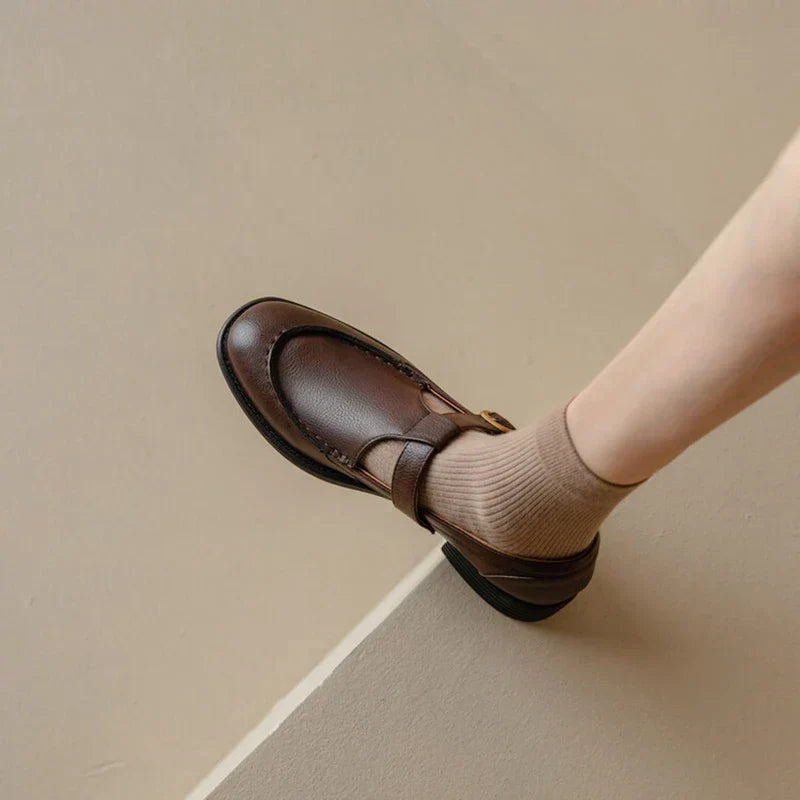 Käthe - Retro-Spangenschuhe