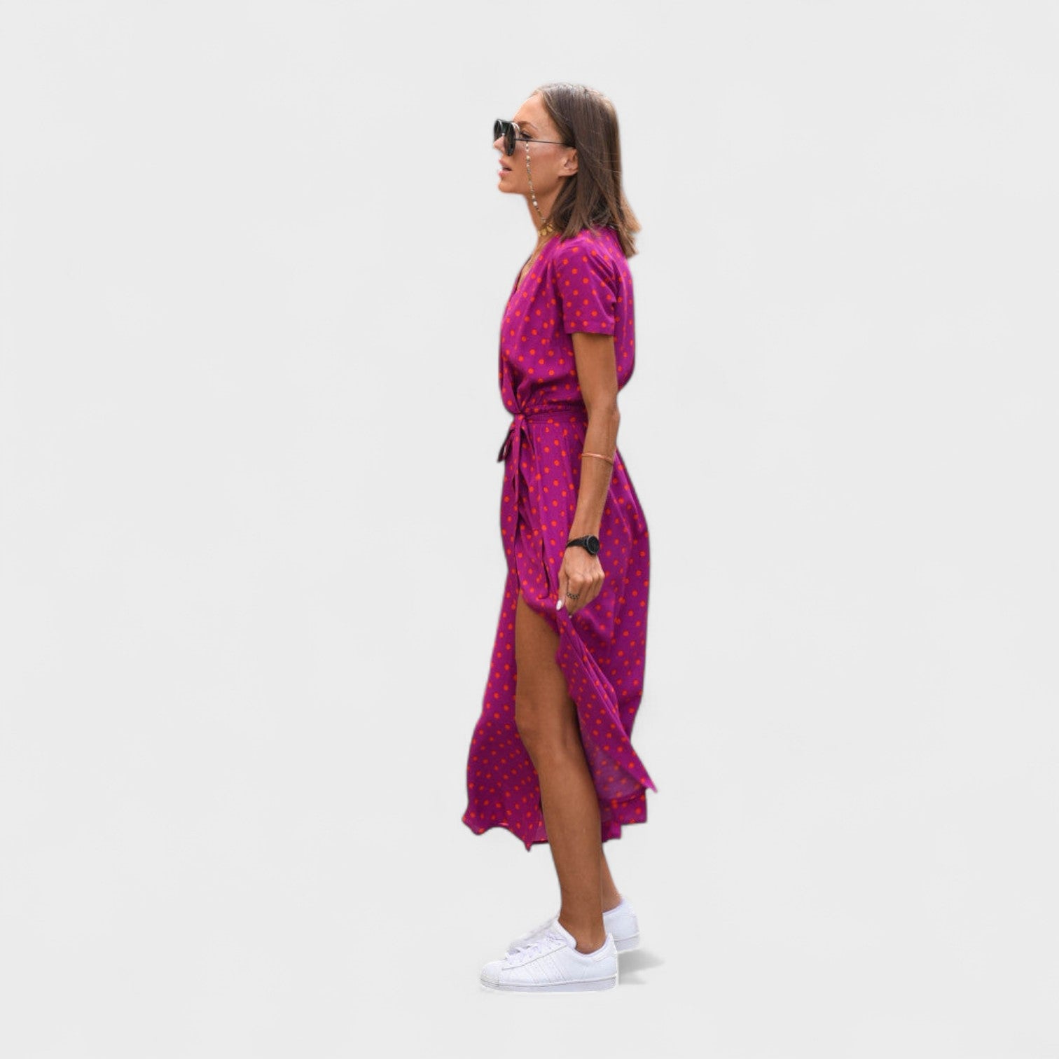 Lila Rosa - Boho Chic Kleid