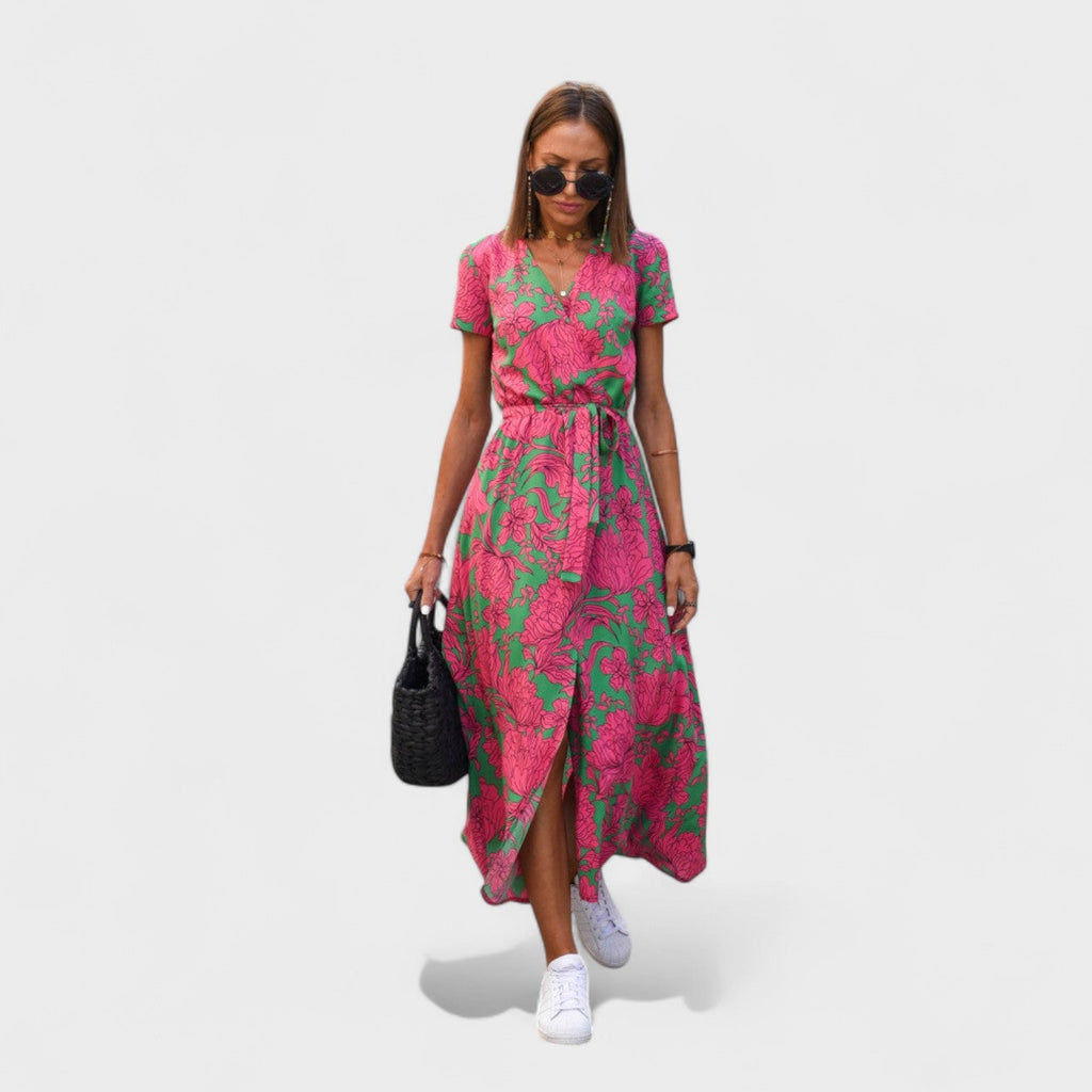 Lila Rosa - Boho Chic Kleid