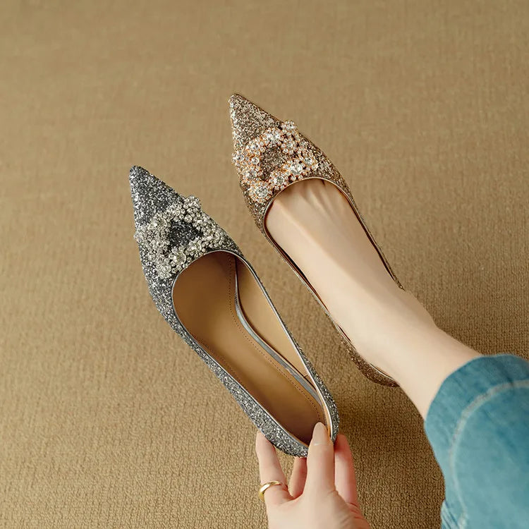 Theresa - Glitzer-Pumps