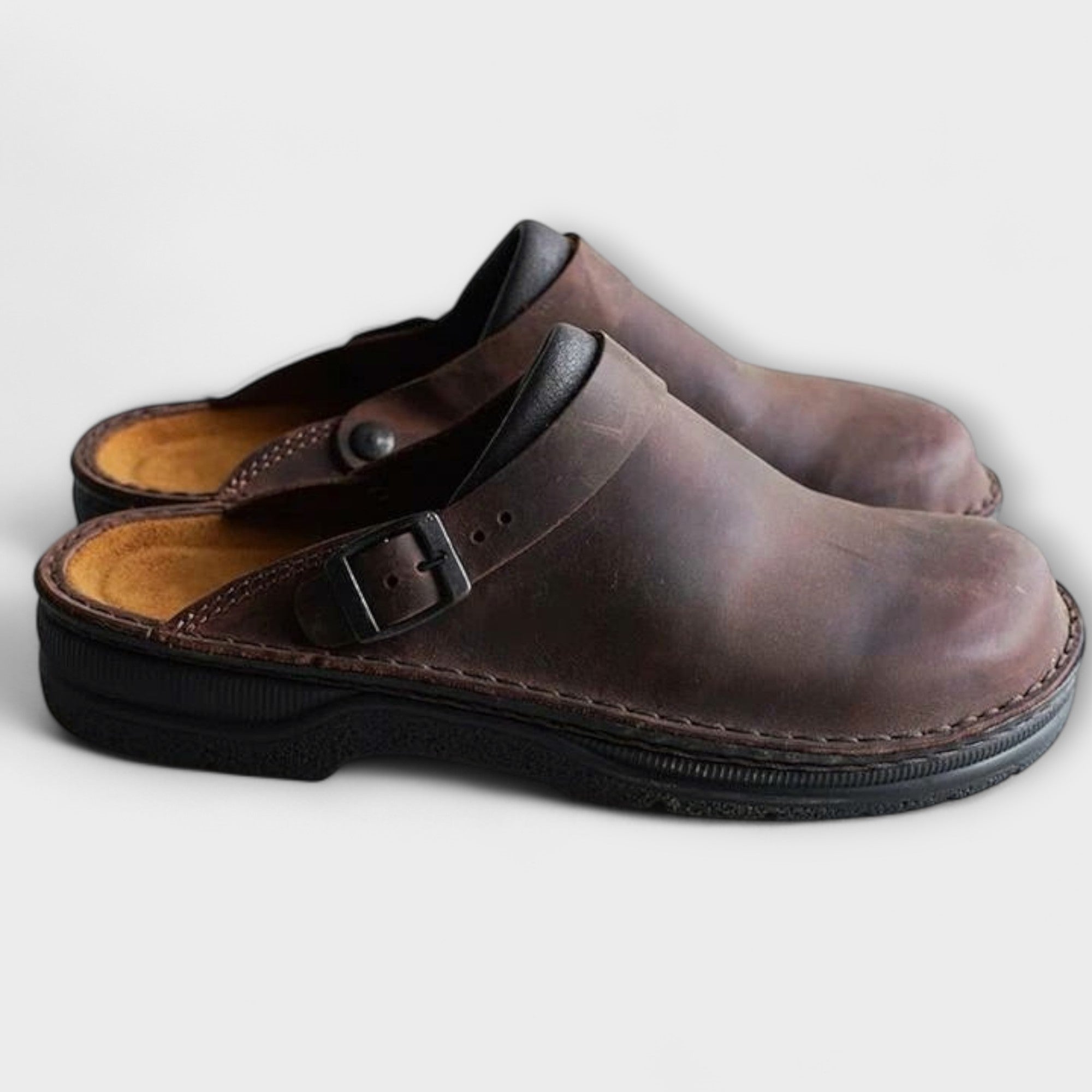 Sandalen Unisex Damen Herren Orthopädisch Fussbett Braun Schwarz – Emrys