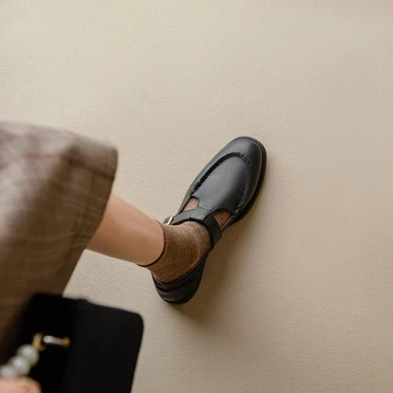 Käthe - Retro-Spangenschuhe