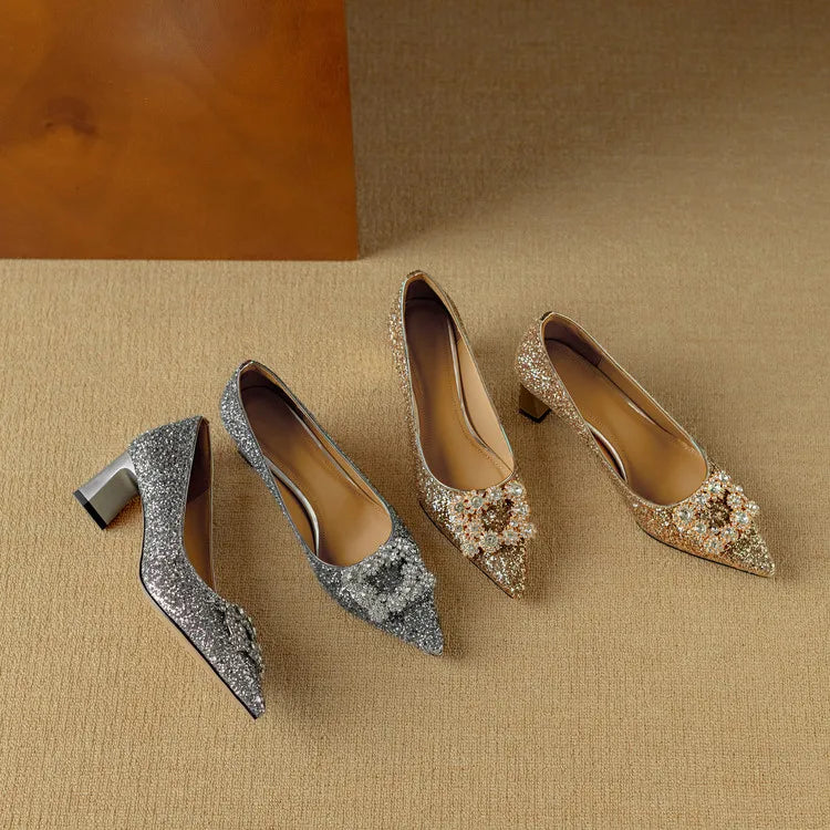 Theresa - Glitzer-Pumps