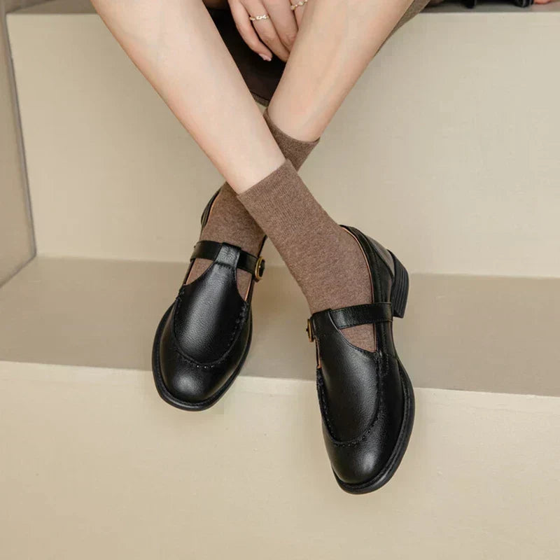 Käthe - Retro-Spangenschuhe