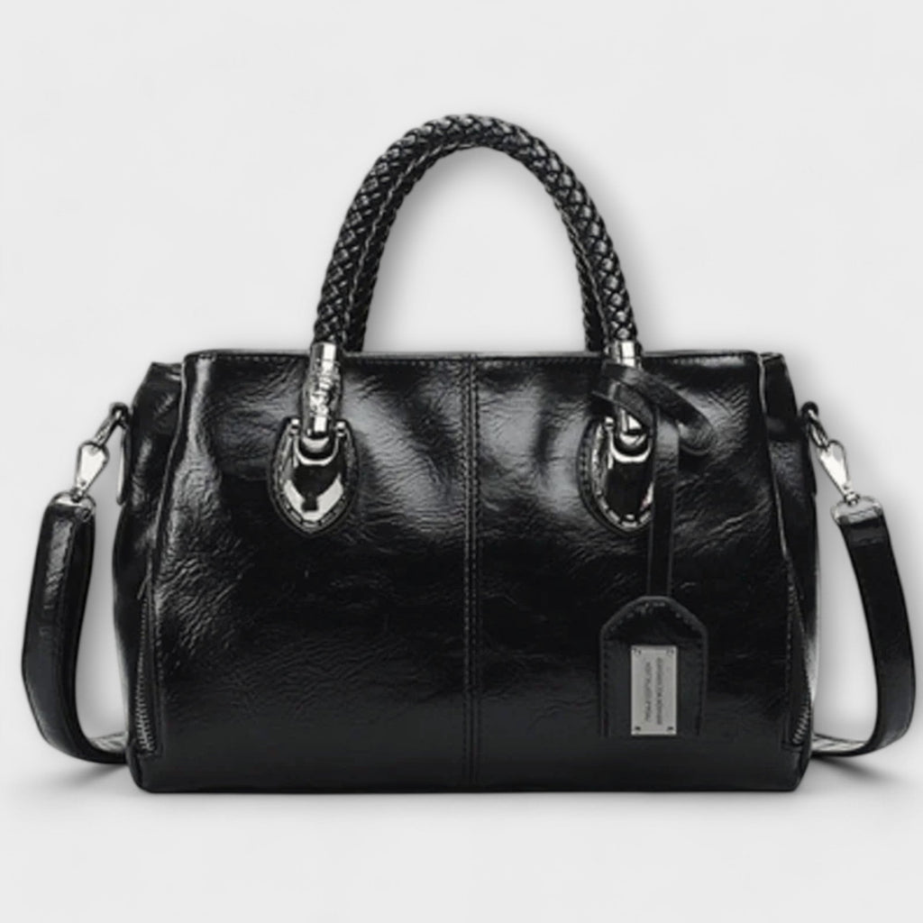 Reisetasche Damen Geräumig Robuste Griffe Minimalistisch Schwarz Blau Rot Braun – Flair