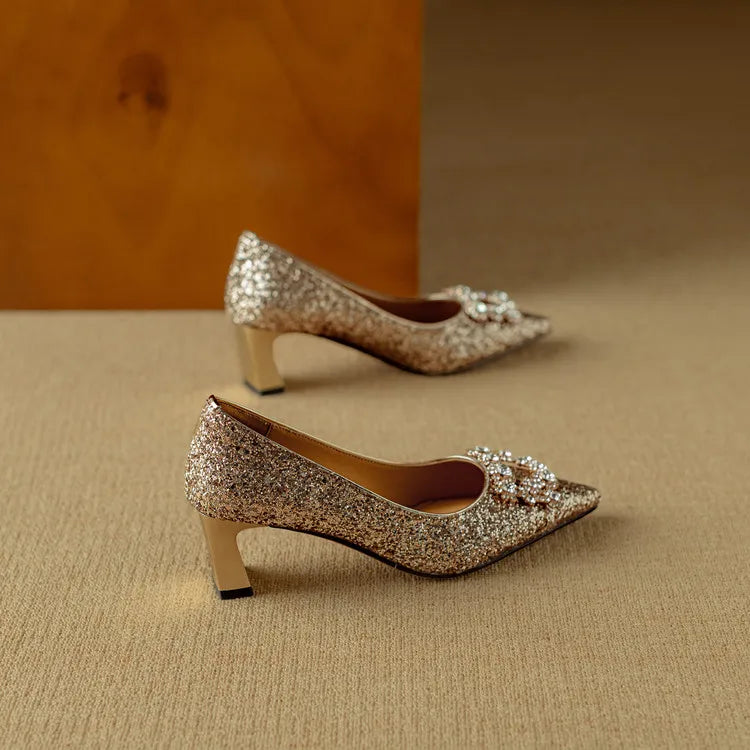 Theresa - Glitzer-Pumps