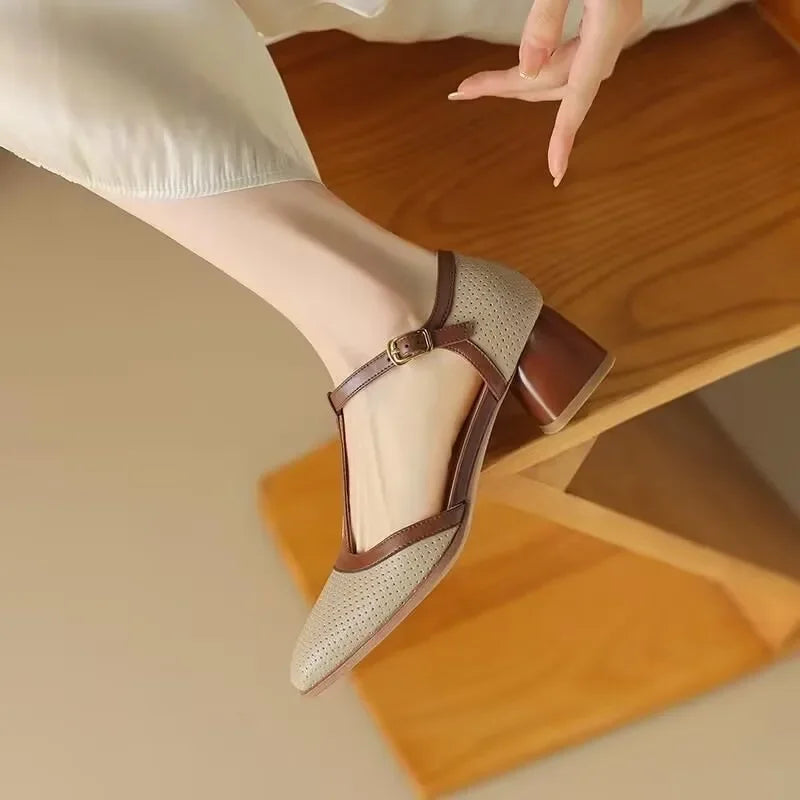 Helene - Luftige T-Steg-Schuhe
