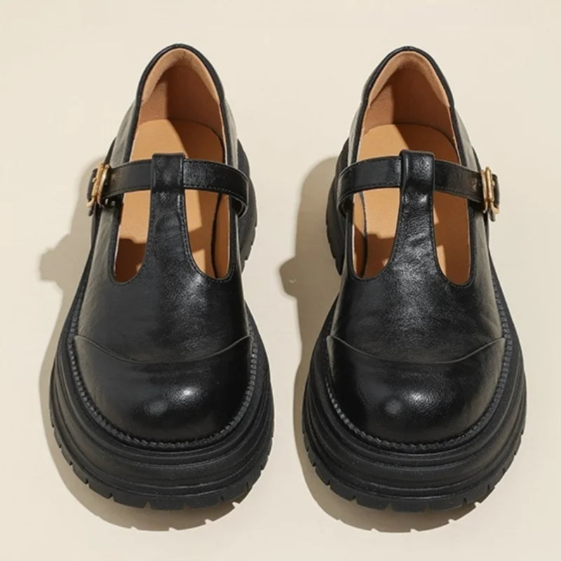 Luisa - Vintage-T-Steg-Schuhe