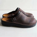 Slipper Damen Flach Bequem Grosse Grössen Braun Schwarz