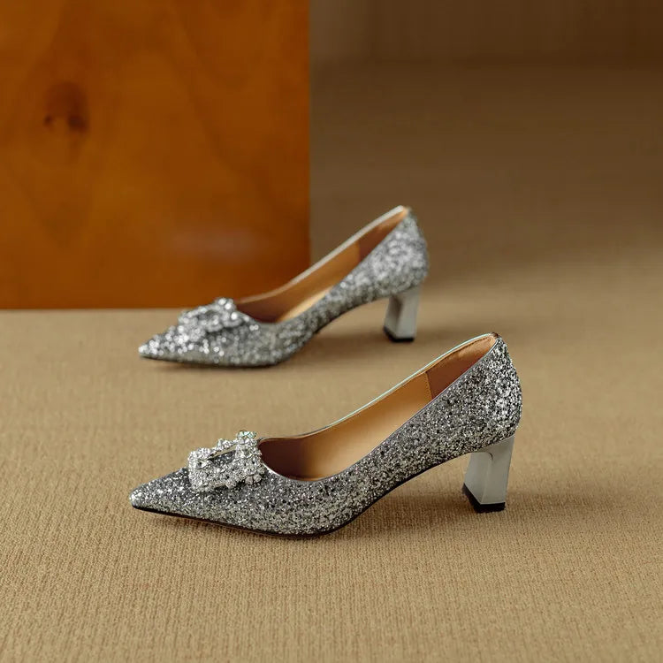 Theresa - Glitzer-Pumps