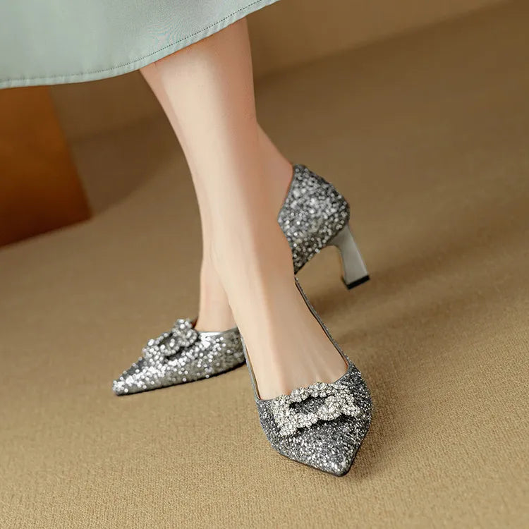 Theresa - Glitzer-Pumps