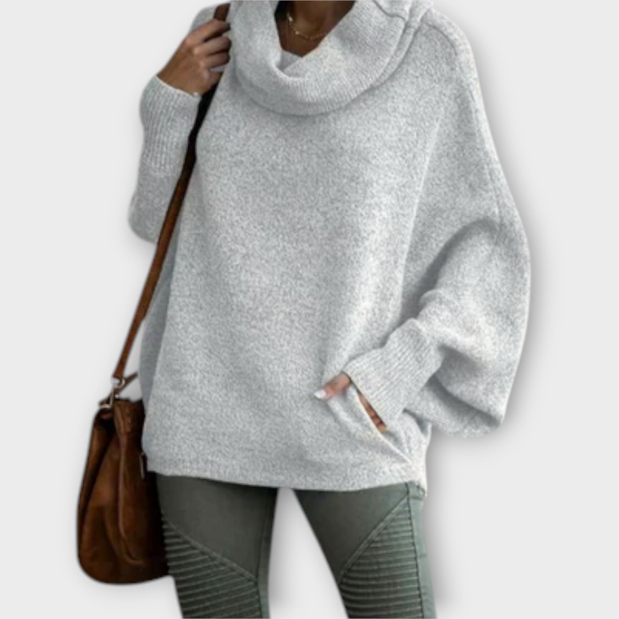 Ulrike - Eleganter Damenpullover in Schildpatt