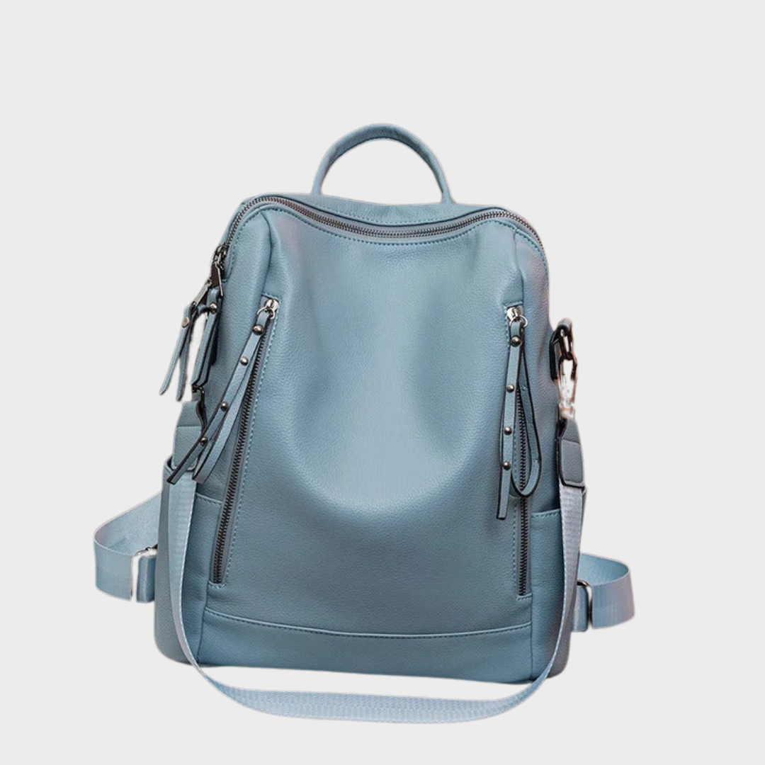 Rucksack Damen Elegant Verstellbare Träger Alltag Blau Schwarz Khaki – Sienna