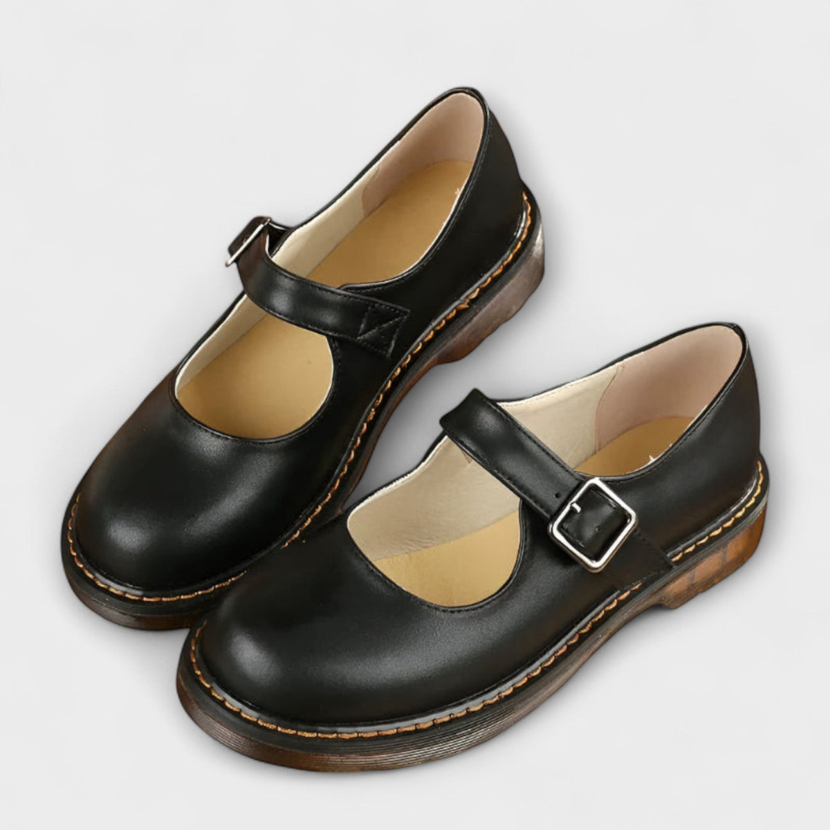 Spangenschuhe Damen Echtleder Riemchen Komfortsohle Braun Schwarz