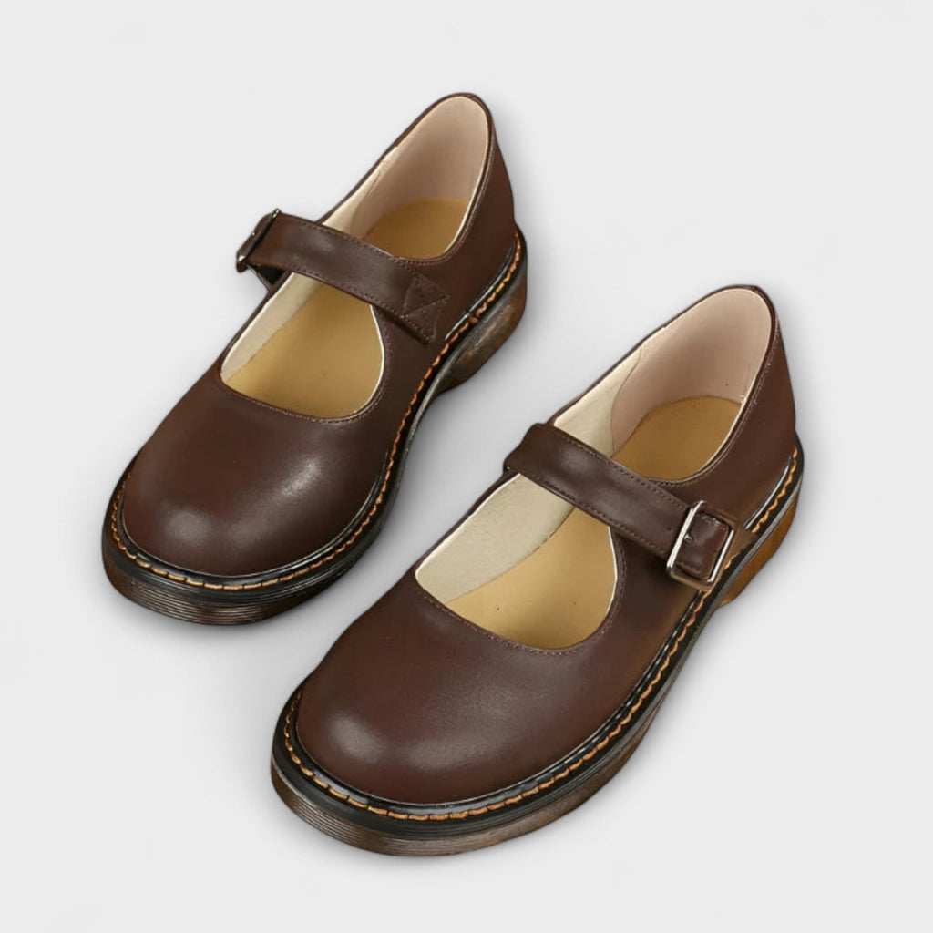 Spangenschuhe Damen Echtleder Riemchen Komfortsohle Braun Schwarz