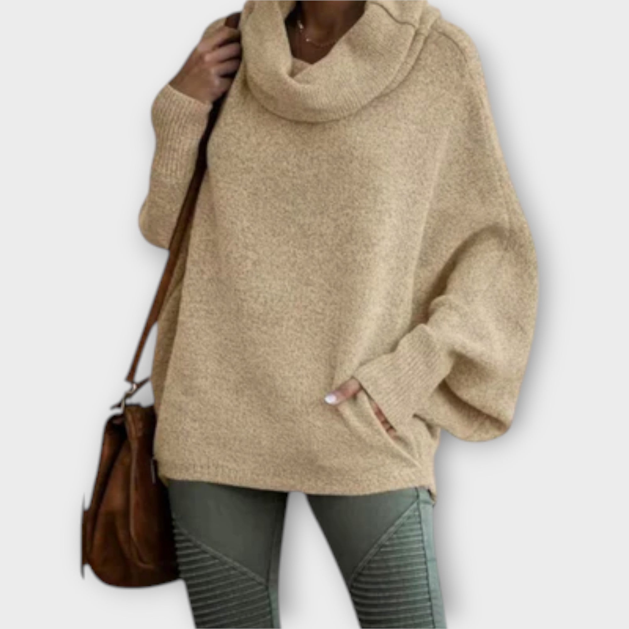 Ulrike - Eleganter Damenpullover in Schildpatt