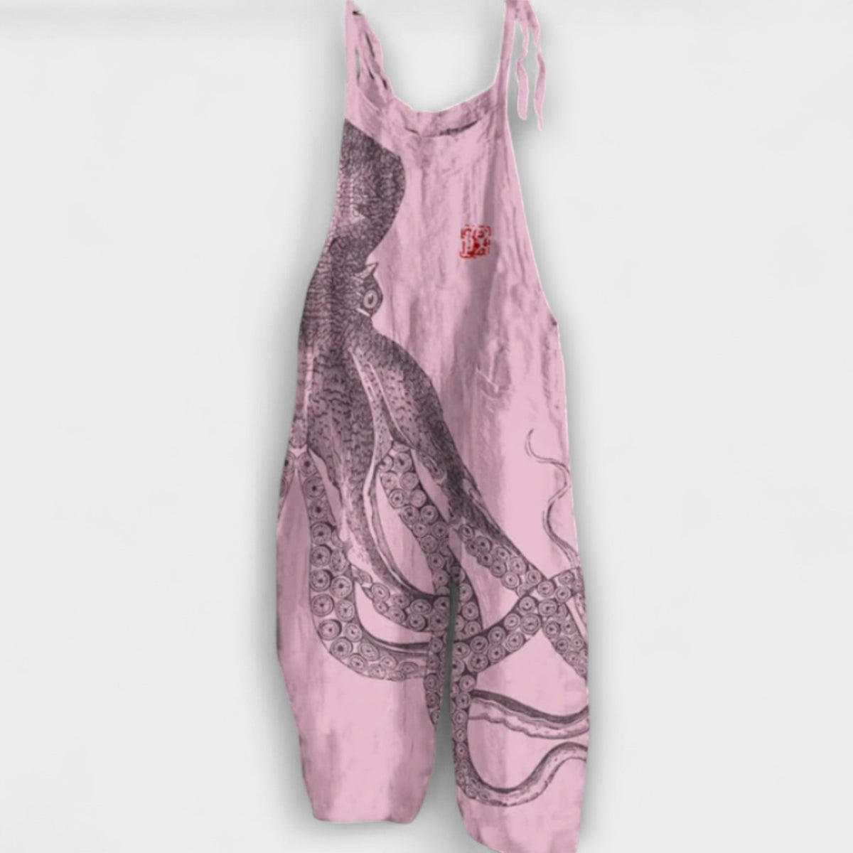 Latzhose Damen Weites Bein Vintage Weiss Schwarz Rosa Lila – Greta