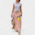 Cosima - Amalfi Print Midi-Rock
