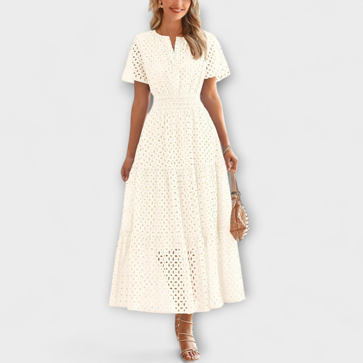Linette - Elegantes Spitzen-Sommerkleid