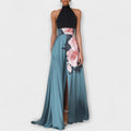 Natalie - Floral A-Line Maxikleid