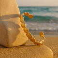 Goldene Sandreflexe