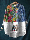 Flavia | Kunstvolle Damenbluse