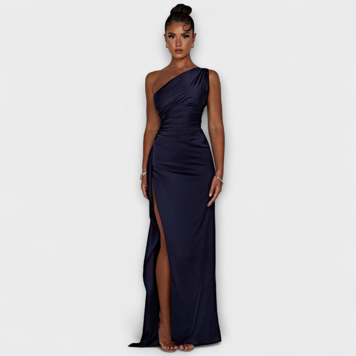 One Shoulder Maxikleid
