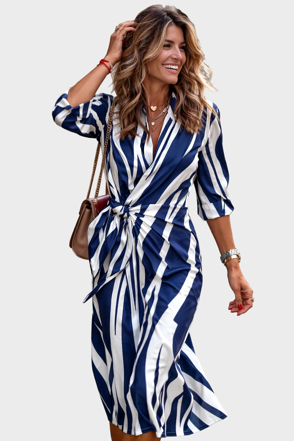 Lola - Maxikleid mit grafischem Print