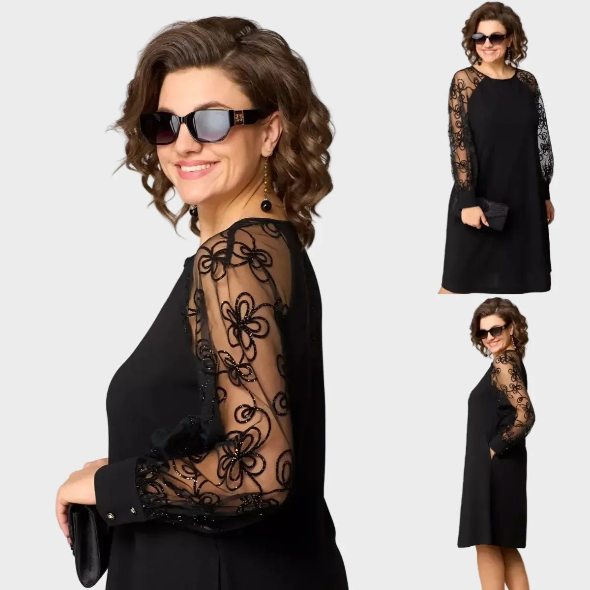 Celina - Klassisches Midikleid für besondere Anlässe