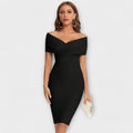 Elegantes Kleid mit V-Ausschnitt