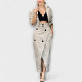Lyra- Elegante Jacke Midi-Rock mit Taschen
