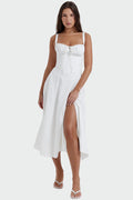 Jana - Maxikleid mit Spitzenausschnitt