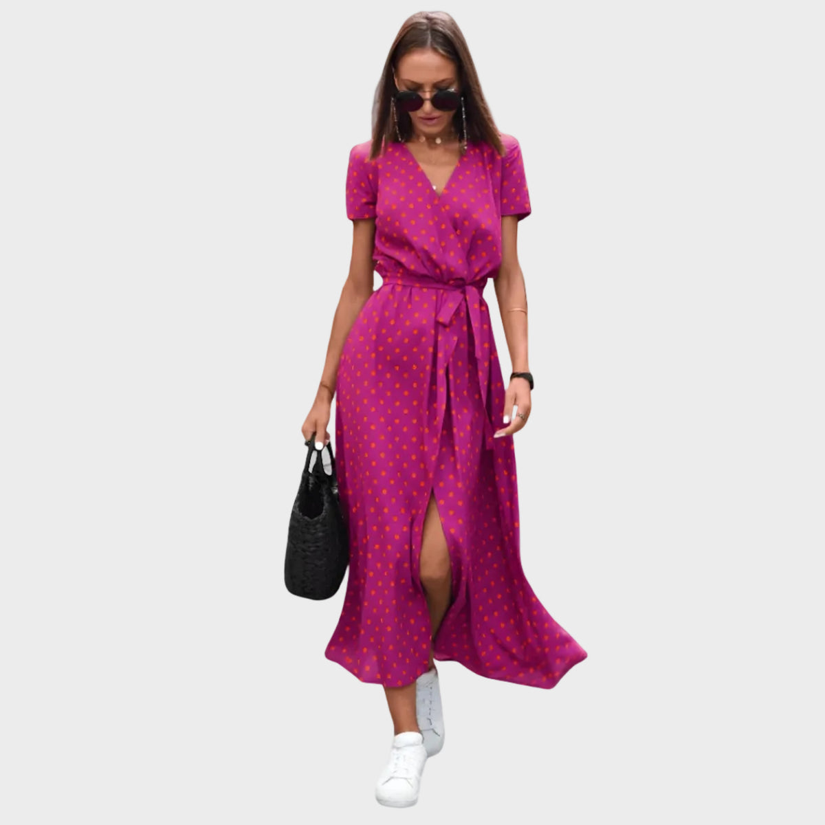 Aldona - Fliessendes Wickelkleid