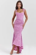 Alexandra - Elegantes Kleid mit asymmetrischem Rock