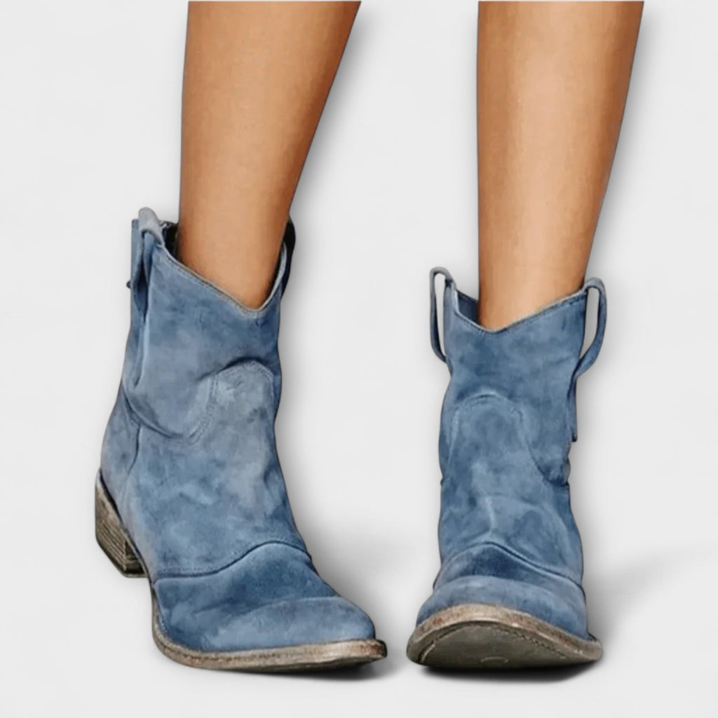 Marla - Wildlederstiefel im Savannah-Stil