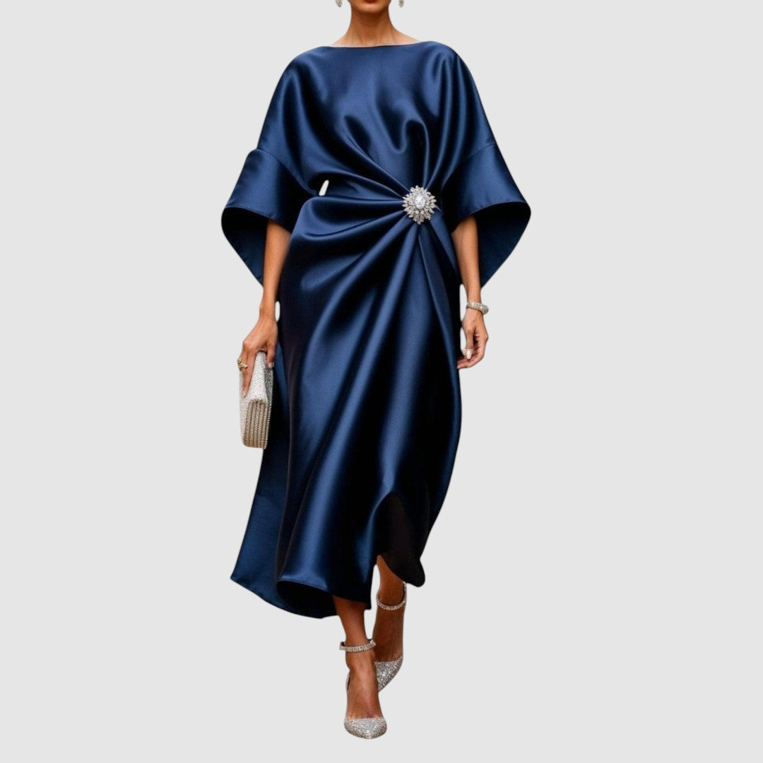 Mia - Abendkleid mit Zierschnalle