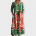 Celestine - Maxikleid mit Vintage-Blumenmuster