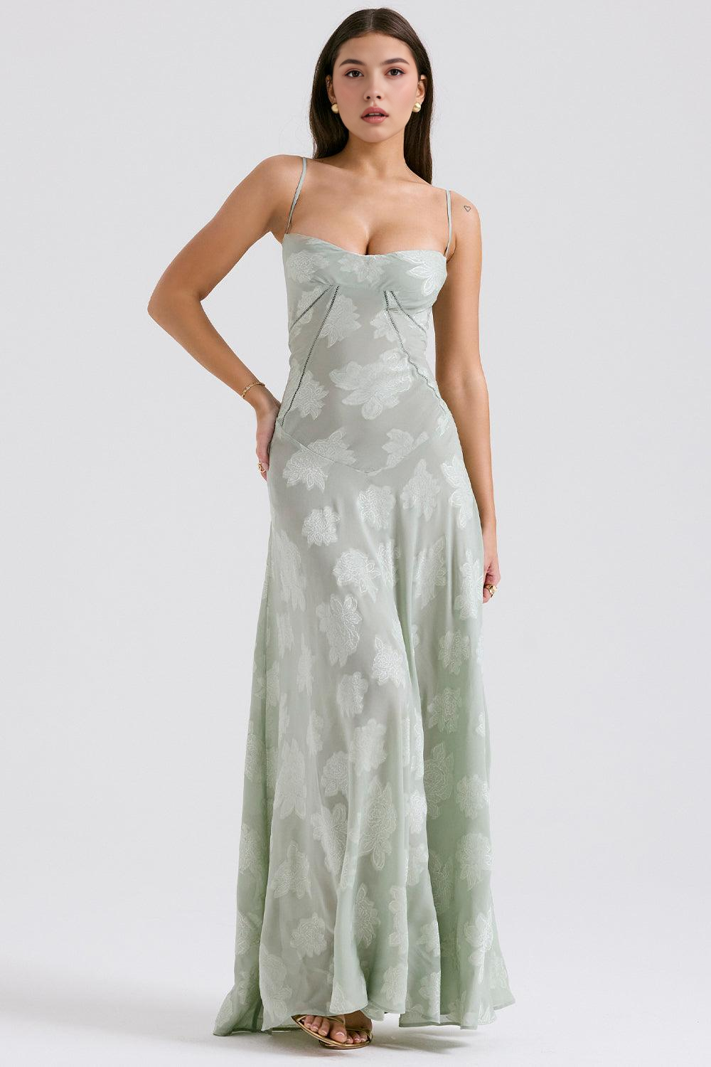 Klára - Langes Blumenkleid
