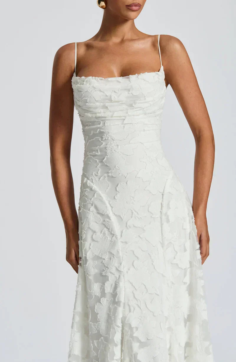 Alexandra - Maxikleid mit schmalen Trägern