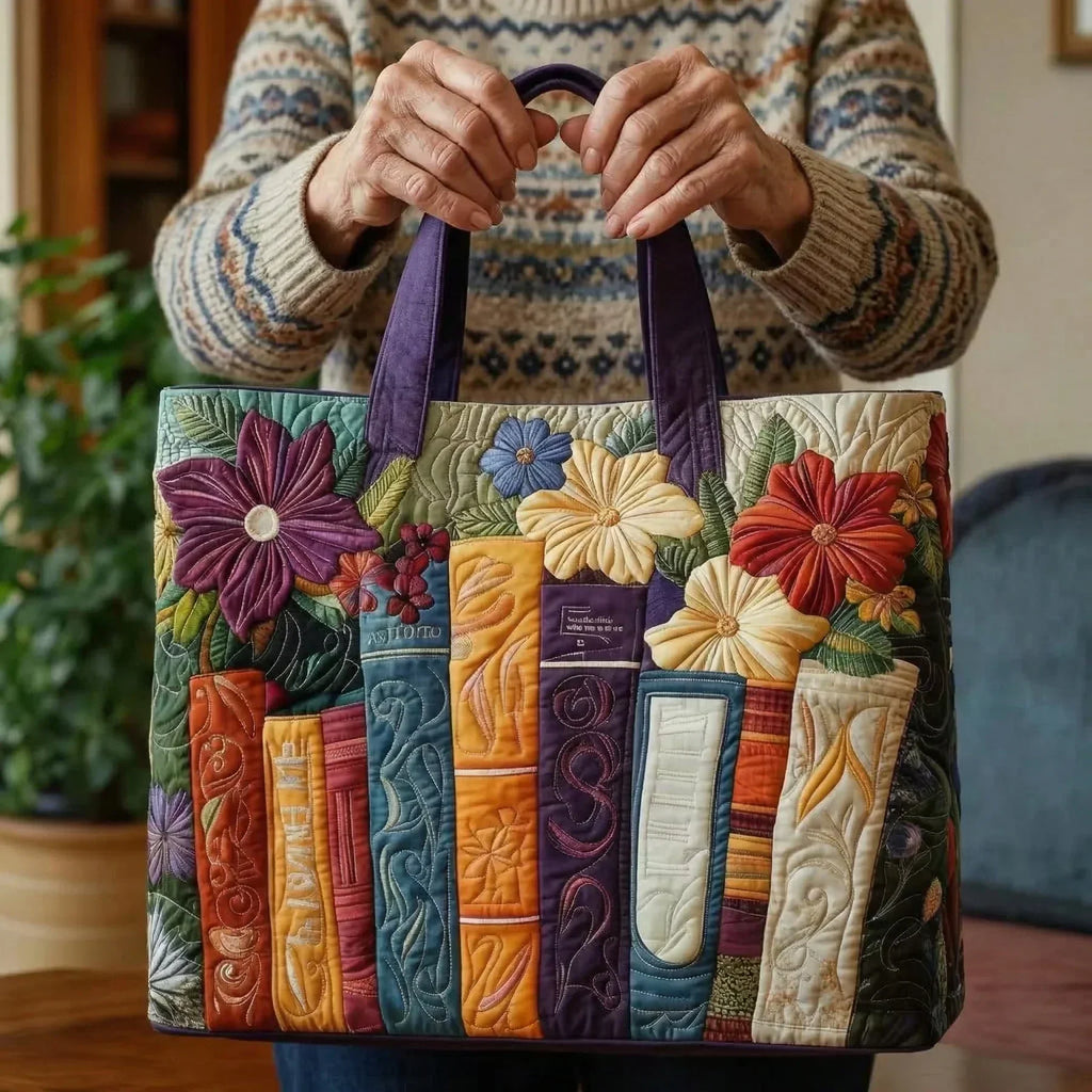 Gesteppte Tasche - Für Bücherfreundinnen