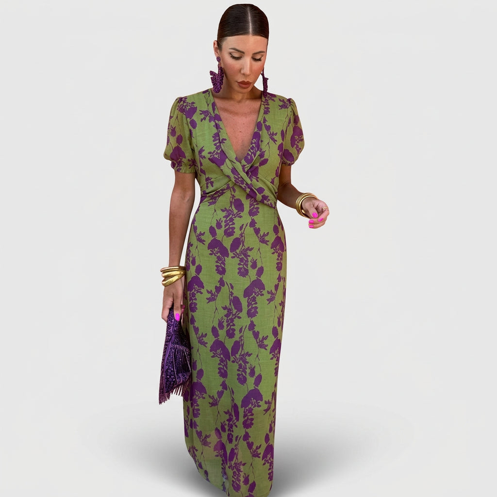 Sommerkleid Damen Blumenmuster Leicht und Luftig – Zoé