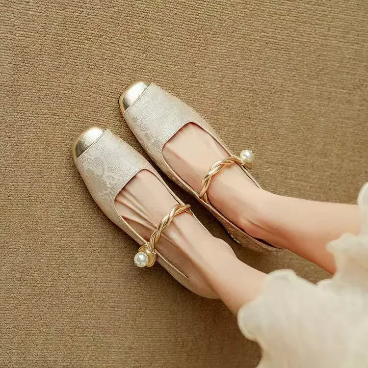 Spangenschuhe Damen Orthopädisch Riemchen Komfortsohle Schwarz Beige – Daisy