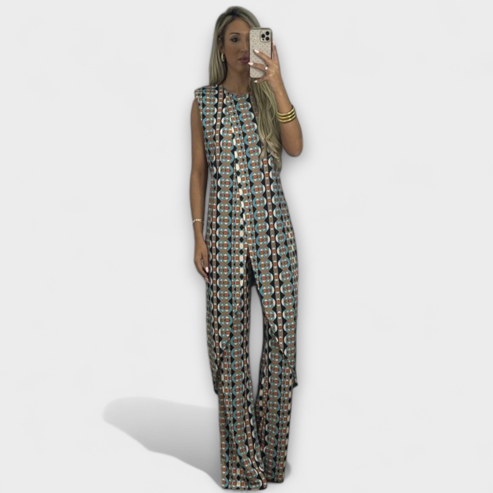 Freizeitanzug Damen Zweiteiler Oberteil und Hose Bequem – Fally