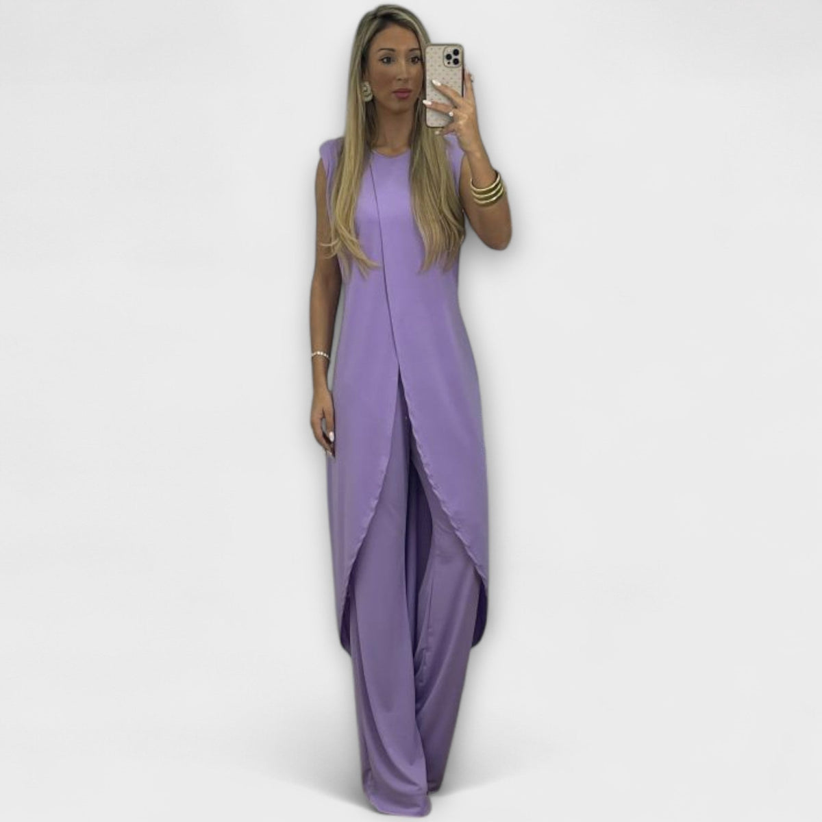 Freizeitanzug Damen Zweiteiler Oberteil und Hose Bequem – Fally