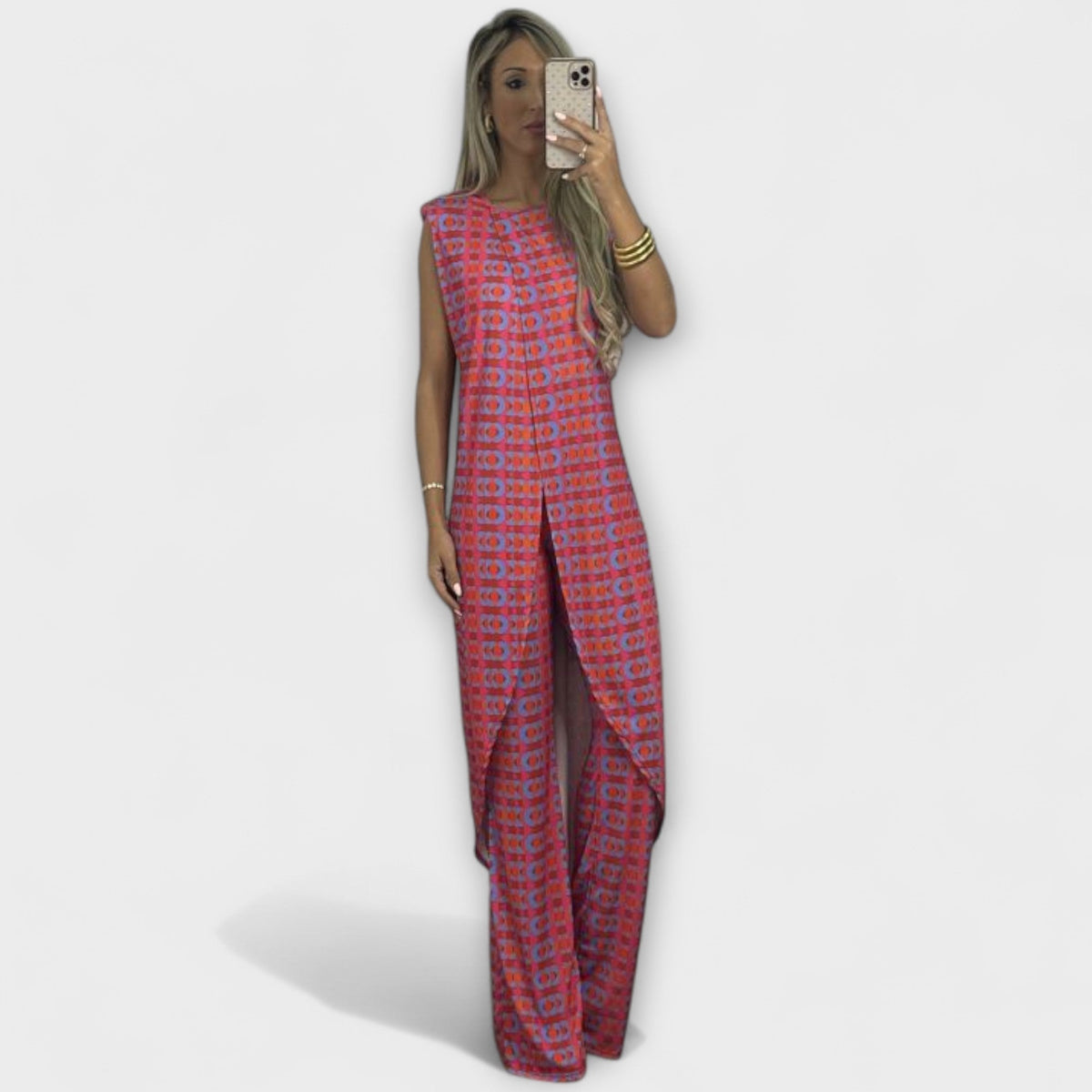Freizeitanzug Damen Zweiteiler Oberteil und Hose Bequem – Fally