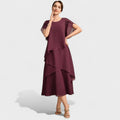 Denise - Chiffonkleid in zwei Lagen