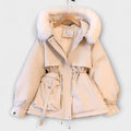 Bela - Elegante Winterjacke Brévine mit Pelzkragen